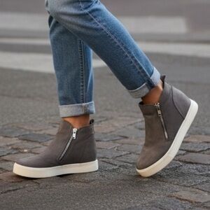 Soda Taylor Wedge Booties